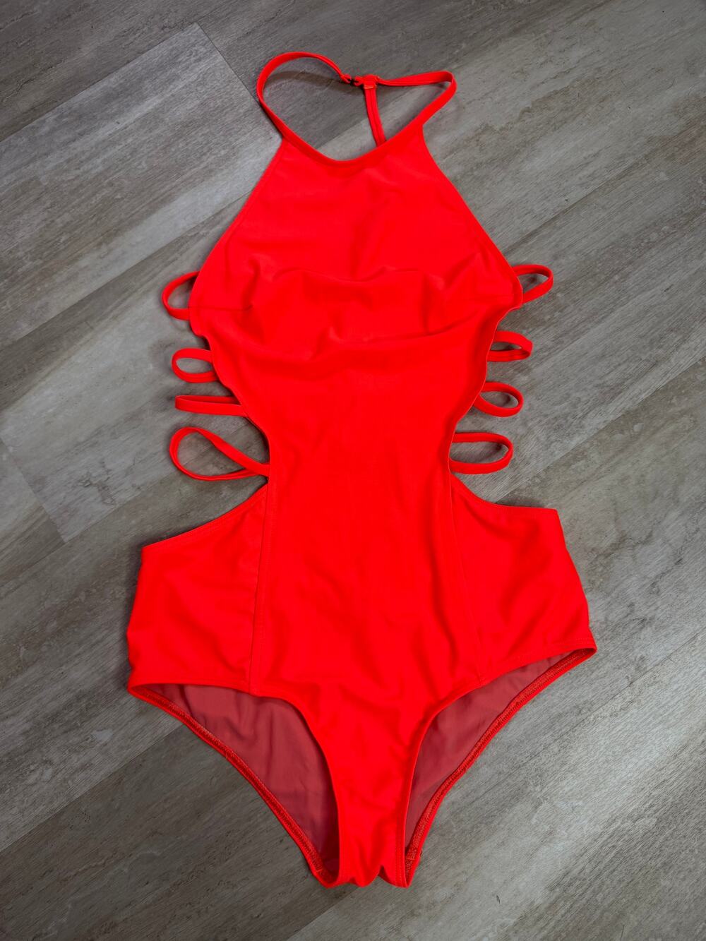 Chromat Amelia One Piece Strappy Cut Out Swimsuit Size Small